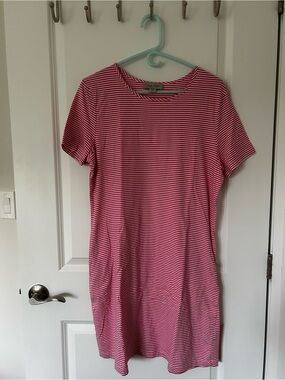 Charlie Paige Pink & White Striped Top